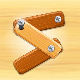Biểu tượng Wood Nuts & Bolts Screw Puzzle